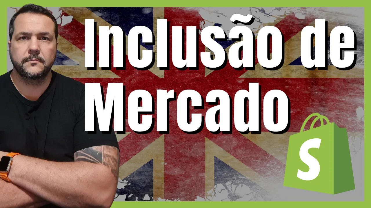 Painel de Configurações do mercado internacional Shopify Global com a seção Mercados em destaque.